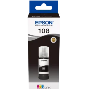 EPSON 108 BLACK INK
