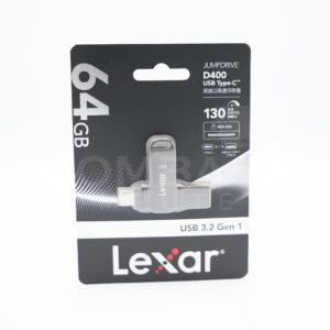 LEXAR JUMPDRIVE DUAL DRIVE D400 64GB USB 3.2 GEN 1 TYPE-C