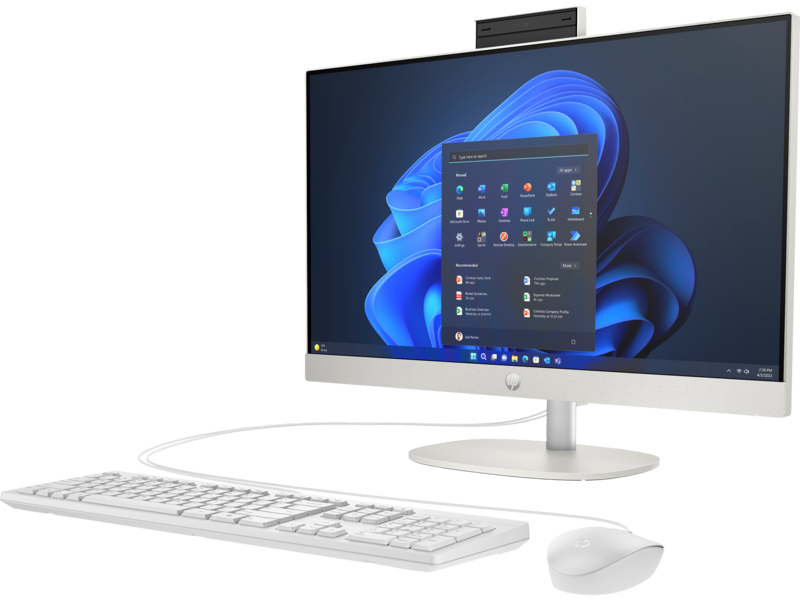 HP ALL-IN-ONE 27-CR0154NH PC CORE I7 13TH GEN 8GB 512GB SSD 27" TOUCH - Image 2